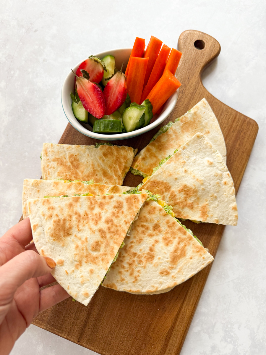 Broccoli Quesadillas – Lunch for Kids