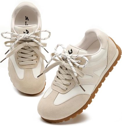 somiliss Wide Toe Box Shoes Women Comfortable Arch Support Fashion Sneakers Breathable Trendy Casual Women's Walking Shoes Non Slip Office Classic Shoes