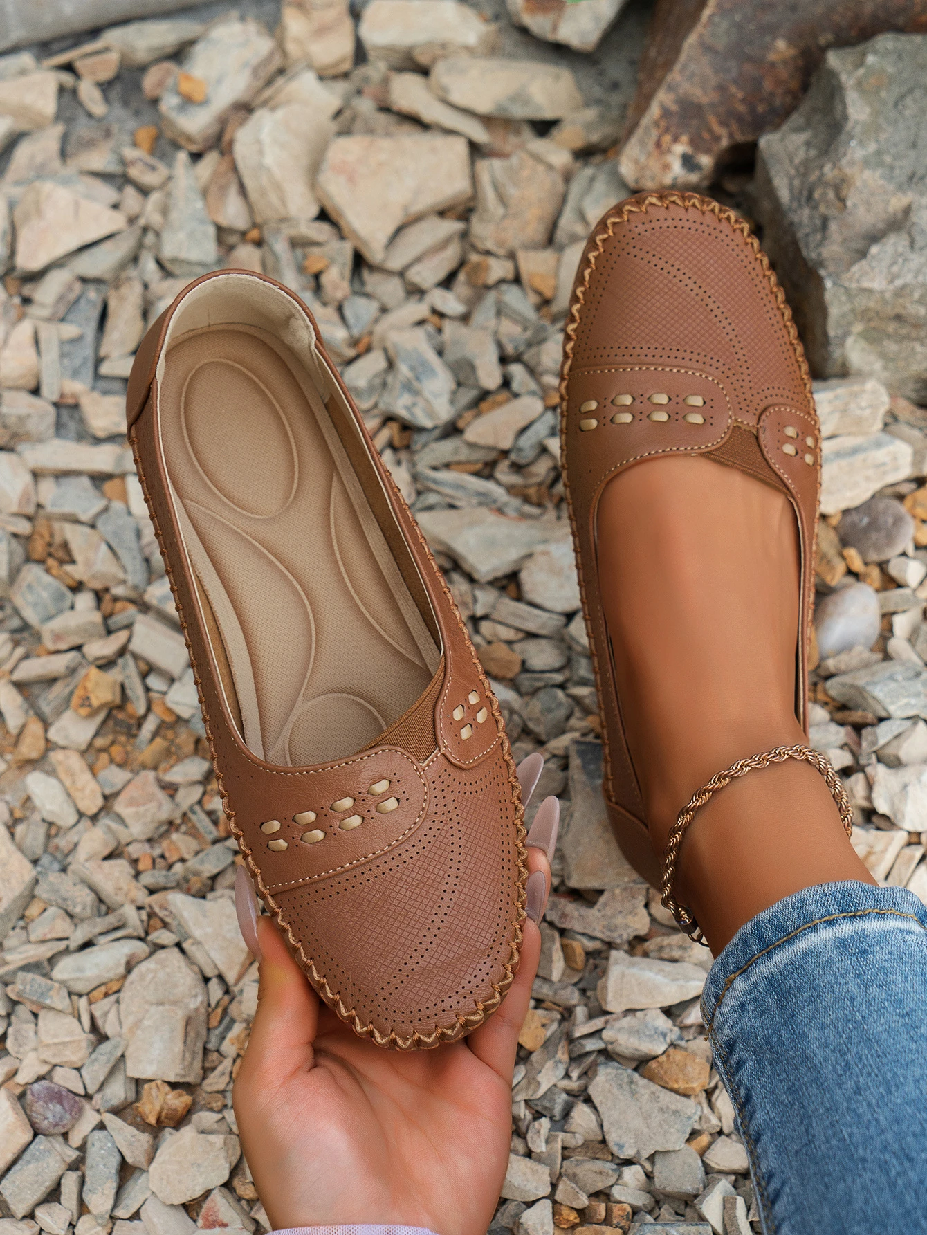 Othshoe Women's flat loafers-Brings you comfort and happiness - Image 12