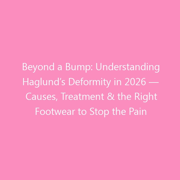 Beyond a Bump: Understanding Haglund’s Deformity in 2026 — Causes, Treatment & the Right Footwear to Stop the Pain