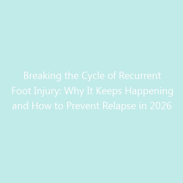 Breaking the Cycle of Recurrent Foot Injury: Why It Keeps Happening and How to Prevent Relapse in 2026