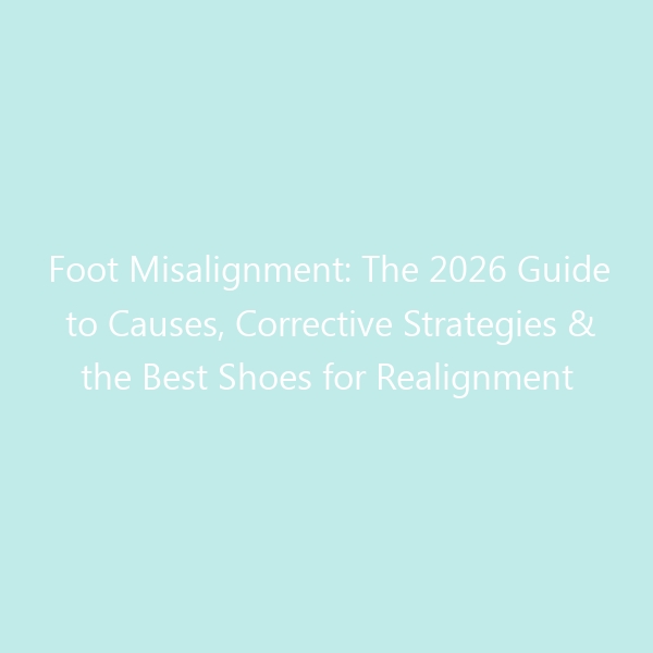 Foot Misalignment: The 2026 Guide to Causes, Corrective Strategies & the Best Shoes for Realignment