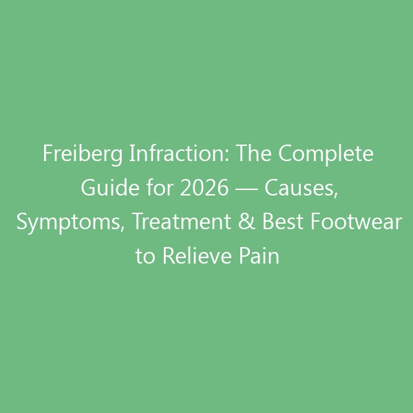 Freiberg Infraction: The Complete Guide for 2026 — Causes, Symptoms, Treatment & Best Footwear to Relieve Pain