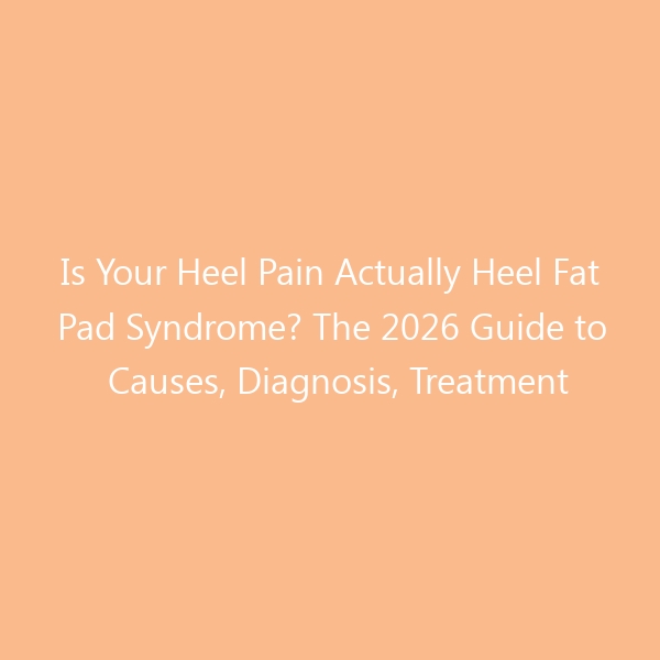 Is Your Heel Pain Actually Heel Fat Pad Syndrome? The 2026 Guide to Causes, Diagnosis, Treatment & the Best Shoes to Protect Your Pads