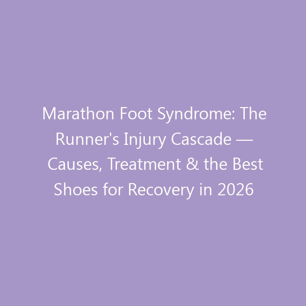Marathon Foot Syndrome: The Runner’s Injury Cascade — Causes, Treatment & the Best Shoes for Recovery in 2026