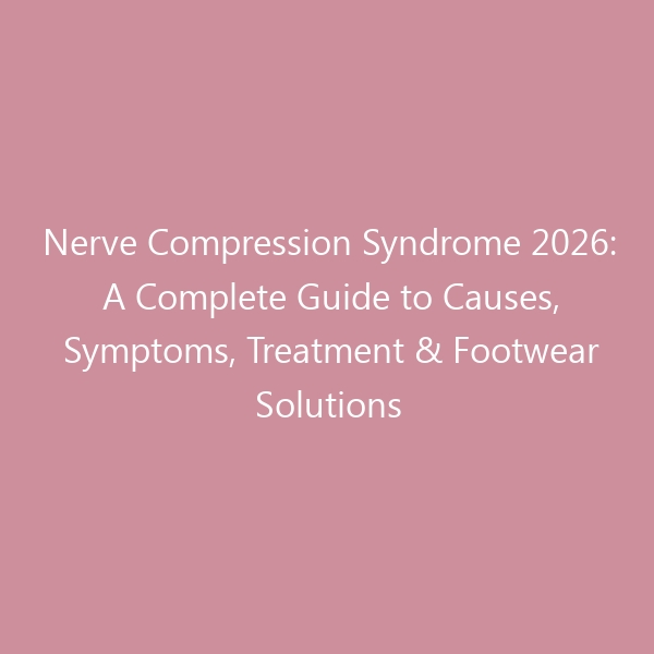 Nerve Compression Syndrome 2026: A Complete Guide to Causes, Symptoms, Treatment & Footwear Solutions