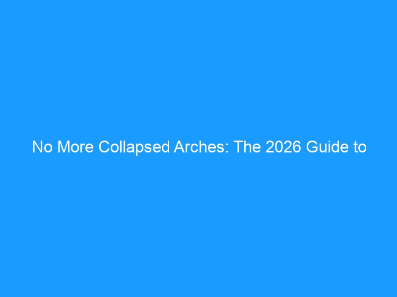 No More Collapsed Arches: The 2026 Guide to Running Shoes for Flat Feet — Stability, Cushioning & Top Models