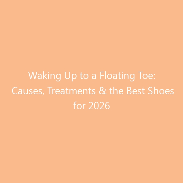 Waking Up to a Floating Toe: Causes, Treatments & the Best Shoes for 2026